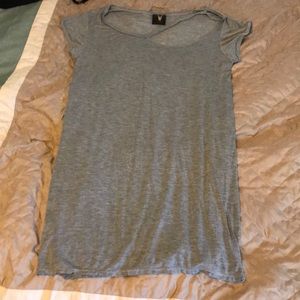 Gray tee dress